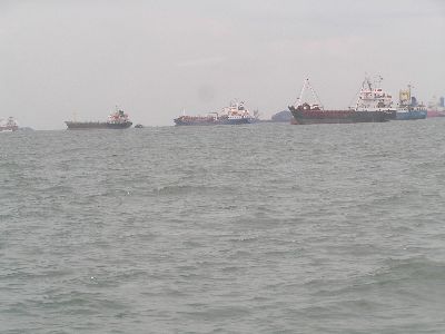 Shipping lane between Singapore and Batam
